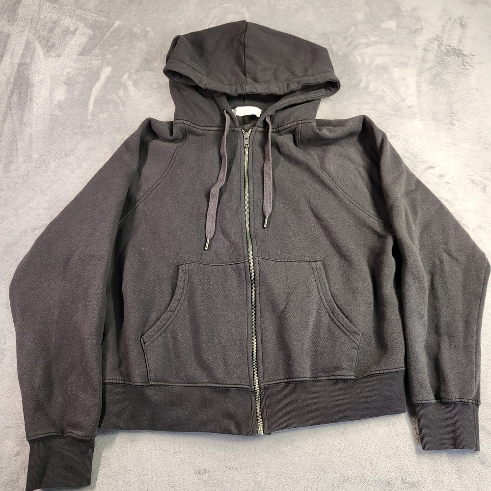 New Spiritual Gangster Carpe Diem Noir Diem Everyday Zip Hoodie Gray M Medium - Picture 4 of 9